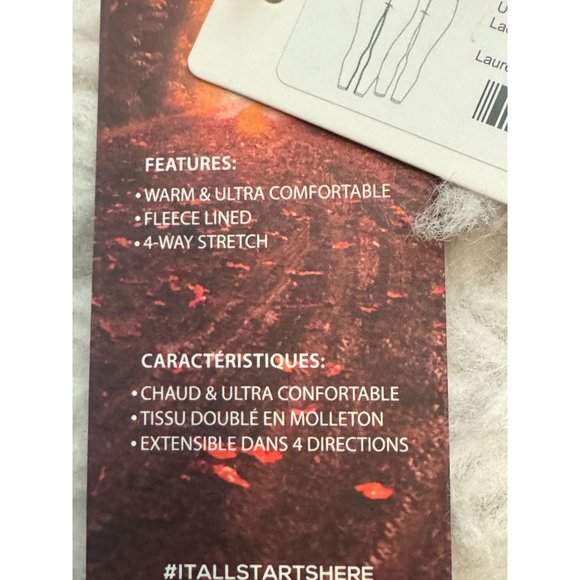 NWT Kyodan Outdoor Fleece Lined Leggings Size L - Picture 6 of 8